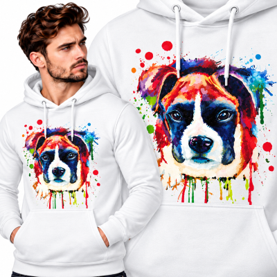 BLUZA Z KAPTUREM ZWIERZĘTA  BOXER 1